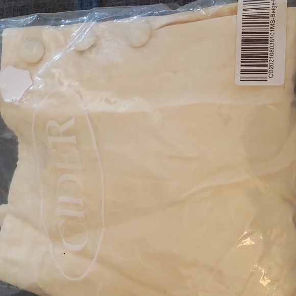 Cider Beige Slit Mini Skort Size Large - Picture 10 of 11